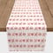 Lipstick XO Pattern 16" x 72" Cotton Twill Runner